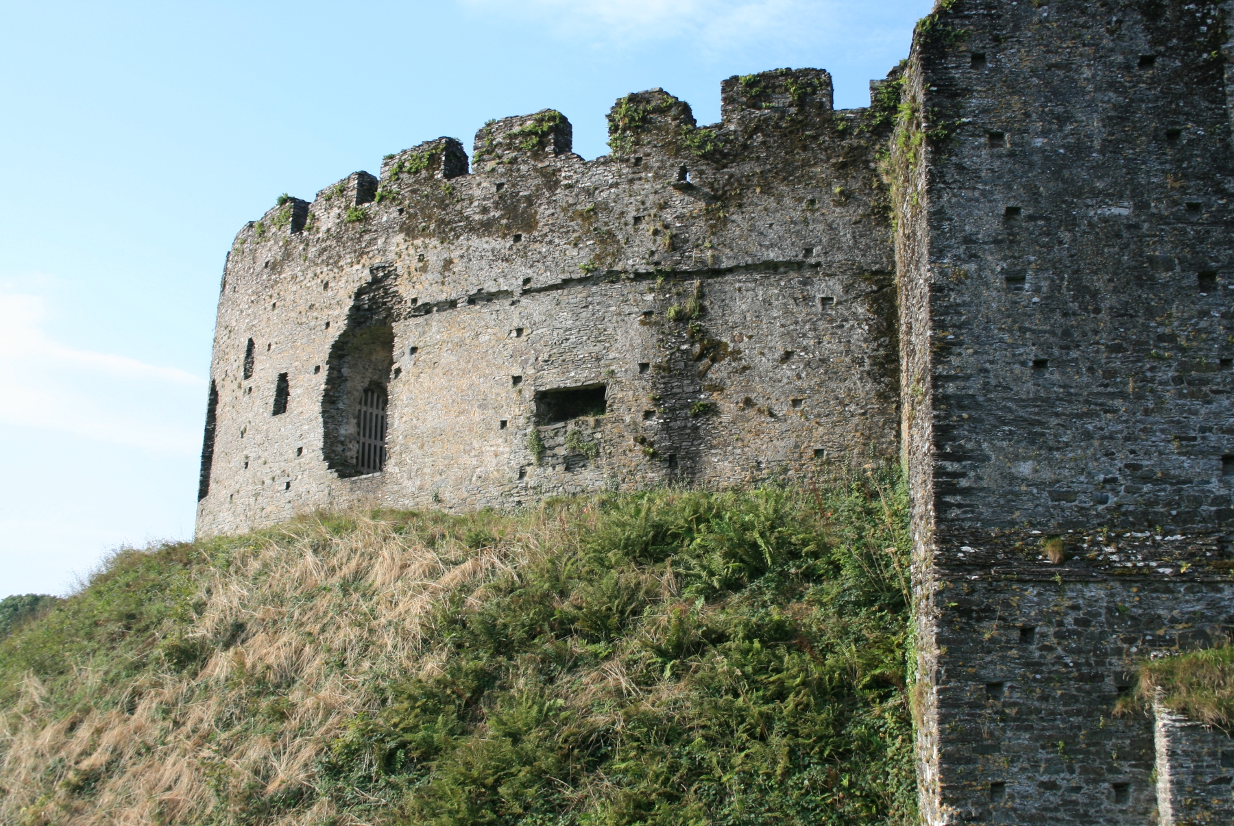 Restormel Castle Ruins, Cornwall, UK